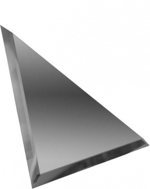  Треугольная зеркальная графитовая с фацетом ТЗГ1-01