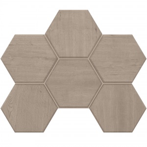  Classic Wood CW01 Light Grey Hexagon неполированная