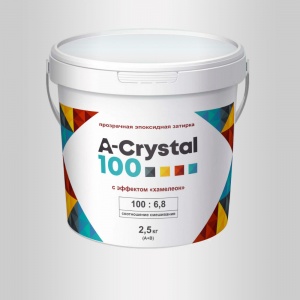 A-Crystal Эпоксидная прозрачная затирка A-Crystal 100