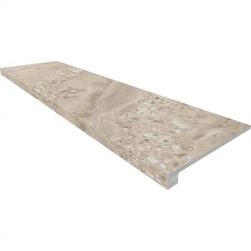  Oceanmist OM02 Beige неполированный (прямоугольный бортик + подступенок)