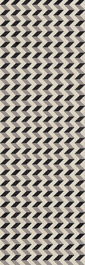  Black&Cream Cream-R Zigzag
