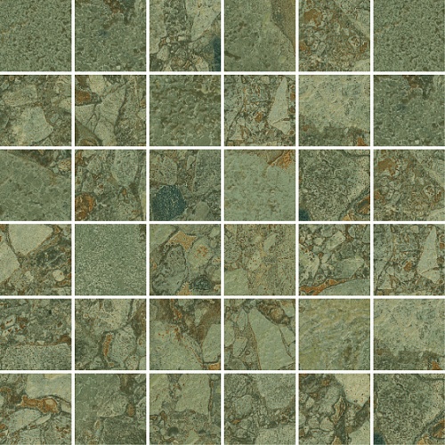  Black&Cream Green Mosaic Giada