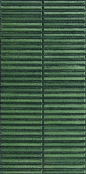  05233 Homey Stripes Green Glossy