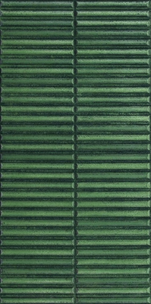  05233 Homey Stripes Green Glossy