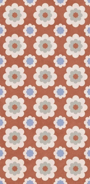  05241 Homey Flower Cotto Nat Ret