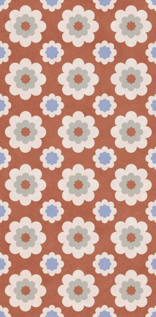 05241 Homey Flower Cotto Nat Ret