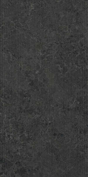 05602A Limestone Belgium Black Ribbed Nat Ret