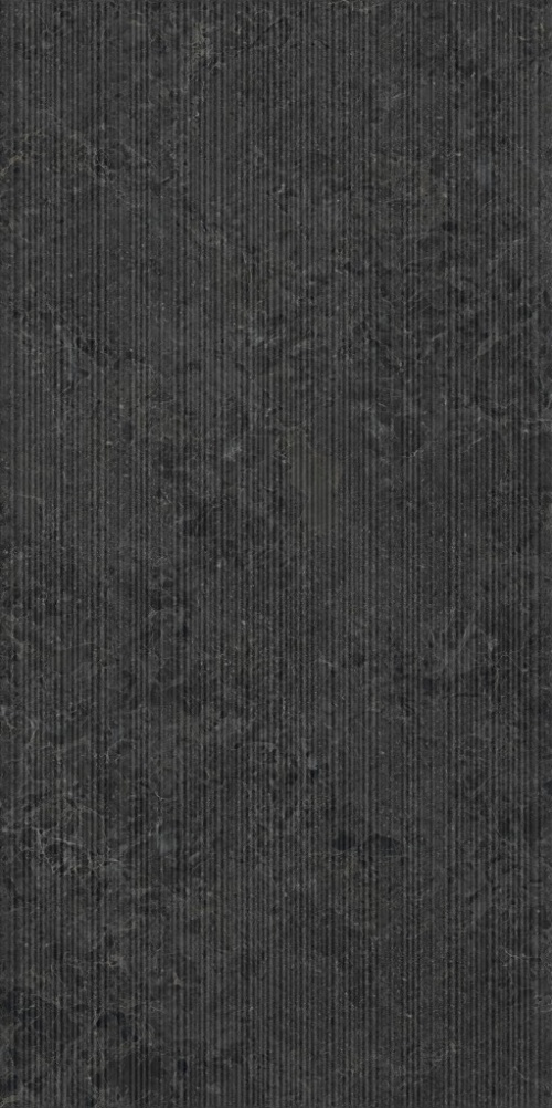  05602A Limestone Belgium Black Ribbed Nat Ret