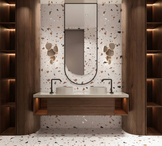 Arcadia Ceramica Terazzo Blanco