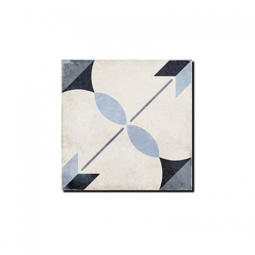  24411 Art Nouveau Arkade Blue Matt