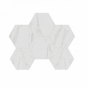  Alba AB01 White Hexagon полированная