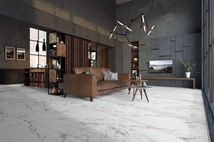 Goldis Tile Rozalin White