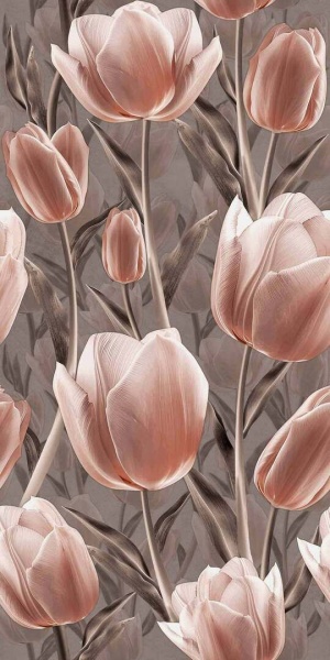  Serenity Petals Decor Digital Relief Matt