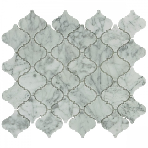  Arabesco Carrara Bianco POL (пикс. 68х68, толщ. 6 мм)