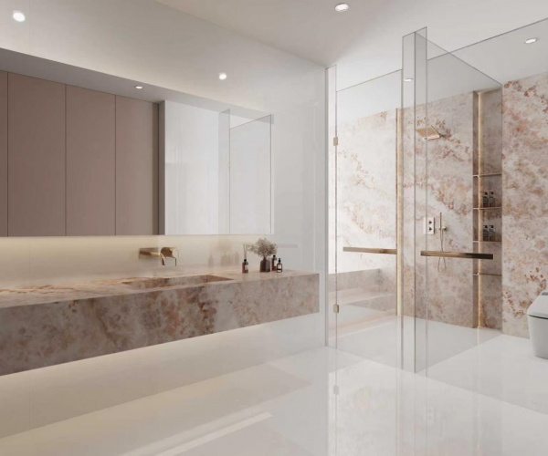 Marble Mosaic Crystal Star POL