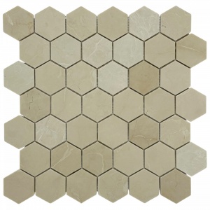  Hexagon Royal Botticino POL (пикс. 48х48, толщ. 6 мм)