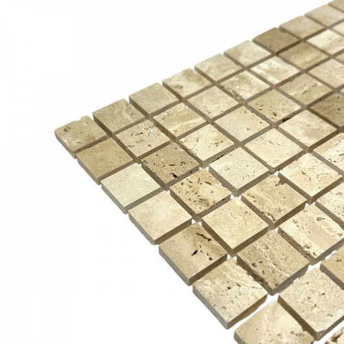  Travertine Beige POL (пикс. 23x23, толщ. 7 мм)