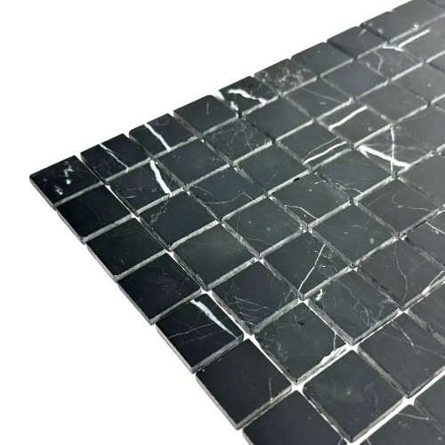  Nero Marquina MAT (пикс. 23х23, толщ. 4 мм)