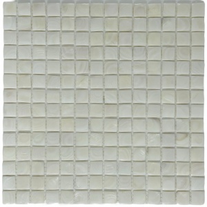  Convex White Shell (пикс. 20х20, толщ. 3 мм)