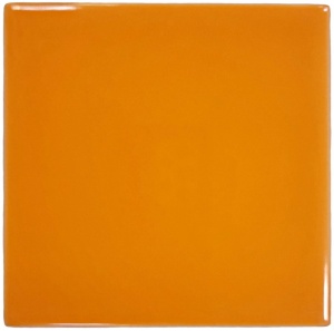  Mini Tile Orange glossy