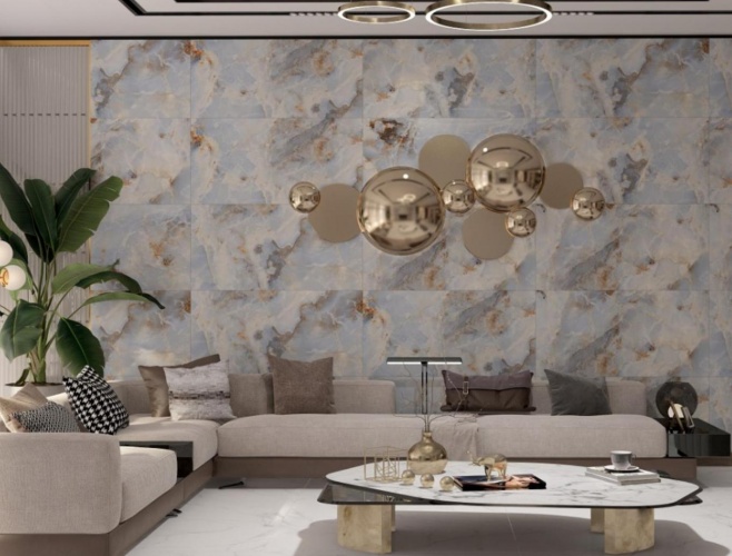 Modern Tile Monty Onyx Azzul