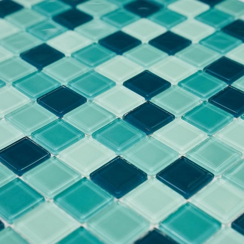 Pixel Mosaic Crystal Glass