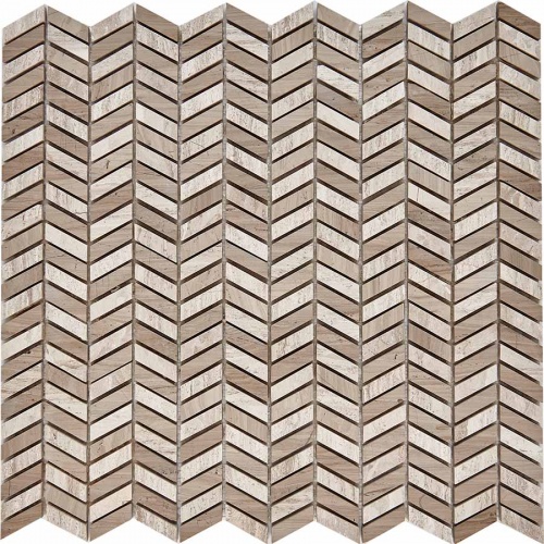  PIX288 Shevron White Wooden, Athens Grey (чип 27x10 мм)