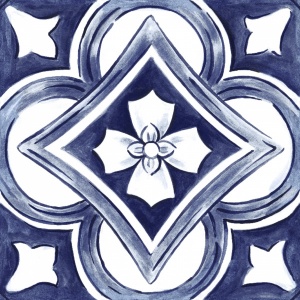  RC8G Amuri Decoro Maiolica Tappeto 1 Glossy