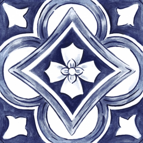  RC8G Amuri Decoro Maiolica Tappeto 1 Glossy