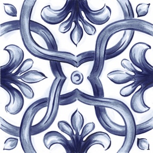  RC8H Amuri Decoro Maiolica Tappeto 2 Glossy