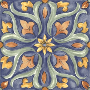  RC8K Amuri Decoro Maiolica Tappeto 4 Glossy