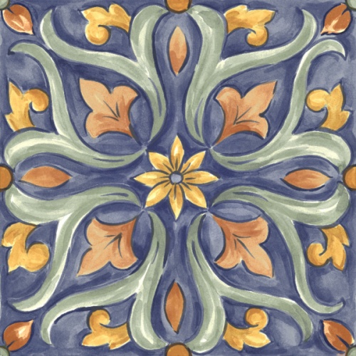  RC8K Amuri Decoro Maiolica Tappeto 4 Glossy