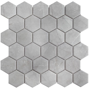  Hexagon small Marble Grey Matt (PMMT82457)