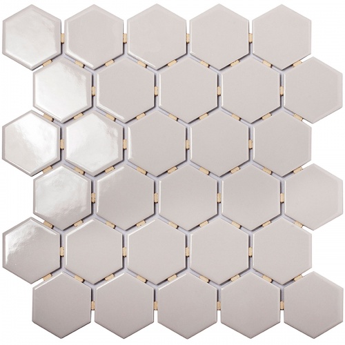 Hexagon small Grey Glossy (MT20116)