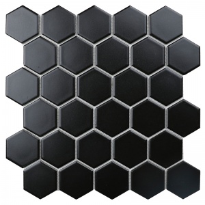  Hexagon small Black Matt (MT83000/IDL4810)