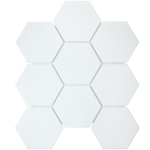  Hexagon big White Matt (FQ31000/SBH1005)