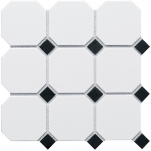  Octagon big White/Black Matt (GTPL61466/CLA006)