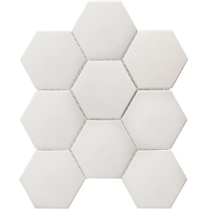  Hexagon big White Antislip (JFQ51011)