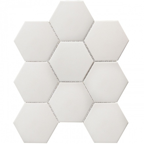  Hexagon big White Antislip (JFQ51011)