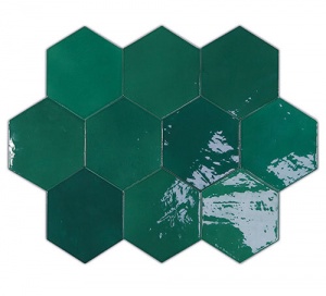  122086 Zellige Hexa Emerald