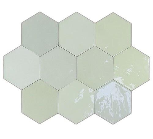  122083 Zellige Hexa Mint