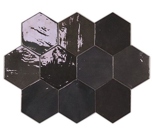  122087 Zellige Hexa Graphite