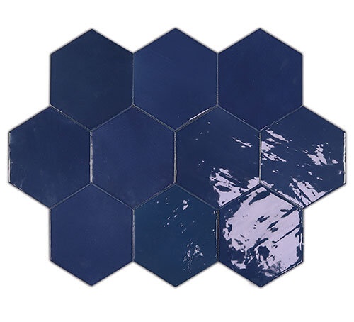 122085 Zellige Hexa Cobalt